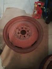 Cerchio Ruota Fiat 1100 103 H E Originale Giacenza Dell'epoca 