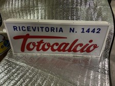 Insegna luminosa Toto Calcio