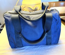 Bauletto Borbonese In Tela Blu