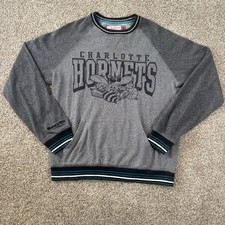 Pochette Charlotte Hornets taglia L NBA Mitchell&Ness Hardwood Classics canguro