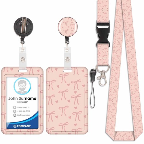 Porta badge con cordino - cordino, da