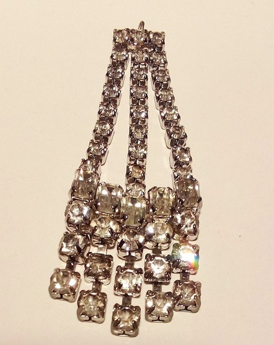 Ciondolo vintage con - ciondolo, strass