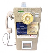 Telefono A Gettoni gettoniera vintage phone da cabina telefonica sip modernariat