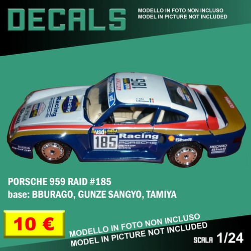Decals repro porsche 959 - repro,
