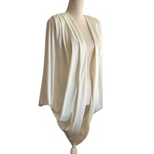Cardigan blusa drappeggiata