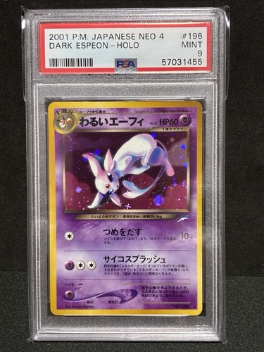 Carta pokemon psa dark - psa,