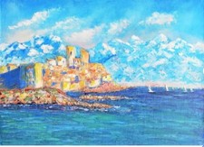 Dipinto olio paesaggio