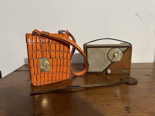 Borsa donna arancione vera - donna, in
