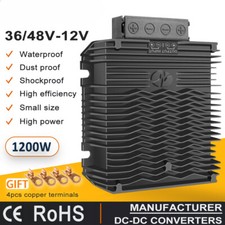 DC 36V 48V a 12V/13.8V 80A 100A DC Convertitore Step Down Potenza Auto Camion Barche