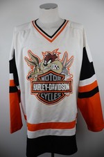 WARNER BROS HARLEY DAVIDSON HOCKEY FELPA MAGLIA UOMO Tg 3XL MAN SPORT T-SHIRT