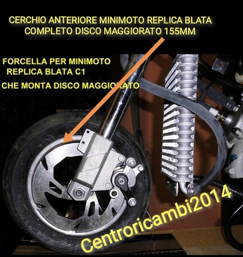 Cerchio anteriore minimoto - anteriore,