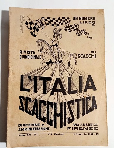 Italia scacchistica annata - scacchistica,