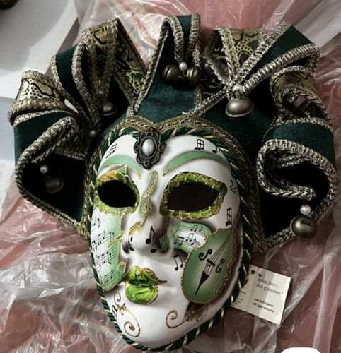 Maschera veneziana cartapesta - maschera,