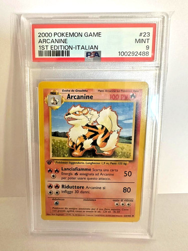 Pokemon psa arcanine set - pokemon,