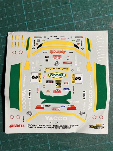 Decal ford escort - decal,