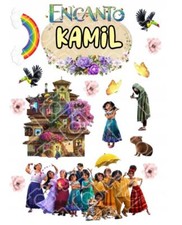 Encanto Essbar Isabela Fabel Mädchen Freund Tortenaufleger Torte Geburstag+ TEXT