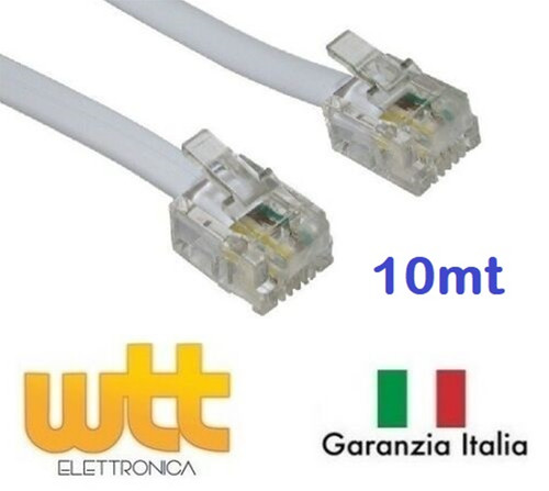 Cavo cavetto telefonico rj11 - cavo,