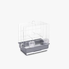 Gabbia per uccelli e piccoli volatili Alfa 40x27x43h cm colori assortiti