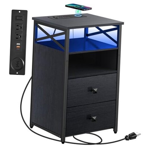 Comodini led nero - led,