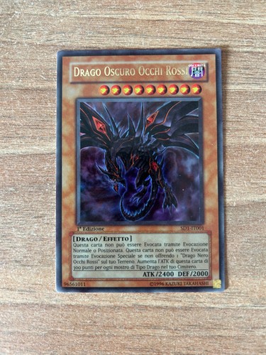 Carta drago oscuro - yu-gi-oh,