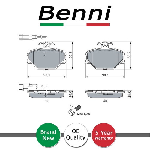 Set pastiglie freno anteriori