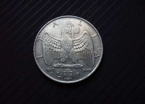 Moneta lira del 1940 - moneta,