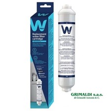 CARTUCCIA FILTRO DELL'ACQUA ESTERNO UNIVERSALE WPRO PER FRIGORIFERO SIDE BY SIDE
