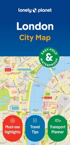 Lonely planet london city map - lonely,