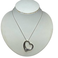 Collana lunga Tiffany extra large XL cuore aperto SV925 argento collana Elsa Peret