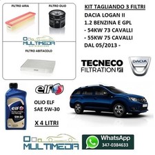 TAGLIANDO 3 FILTRI OLIO ELF