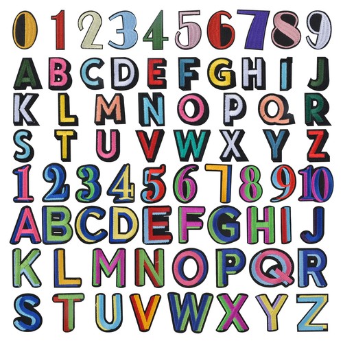 Pezzi lettere numeri toppe - pezzi,