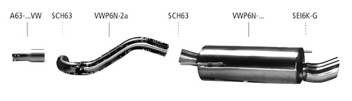 Scarico sportivo bastuck - scarico,
