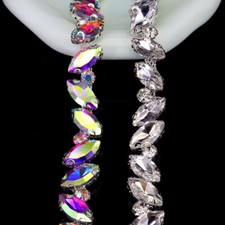 Applique catena cristallo