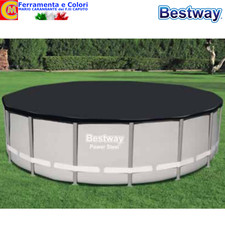 Telo Di Copertura Rotonda Piscina Bestway Power Stell Pro Max Top Copripiscina