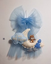 Fiocco nascita coccarda per