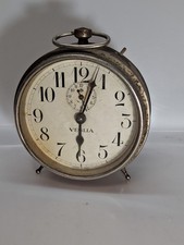 Sveglia Veglia 1949 Made in Italy vintage metallo vetro non funzionante