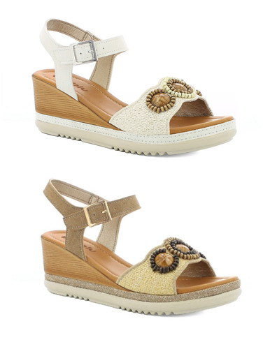 Inblu sandali donna zeppa - sandali,