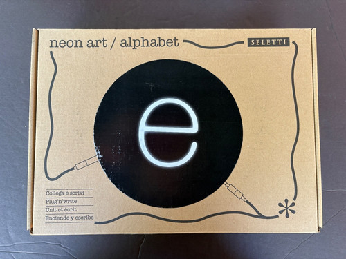 Seletti neon art - seletti, art/alfabeto