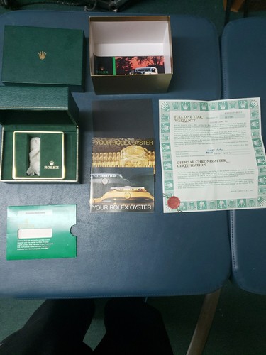 Rolex datejust 1988 box and - rolex,