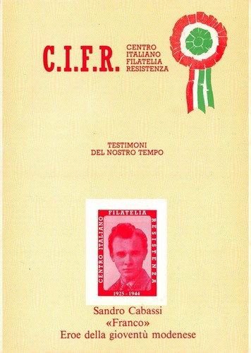 Cartolina filatelica sandro - cartolina,