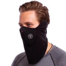 Maschera Protettiva Viso Antivento Moto Sotto Casco Sci Nero Unisex Neoprene