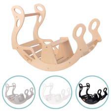 KiddyMoon Rocker in legno per bambini multifunzione Montessori Arch WR-001