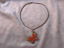Collana con ciondolo - con, farfalla