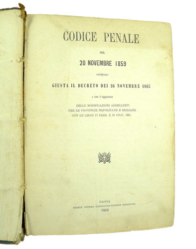 Libro antico legge diritto - antico,