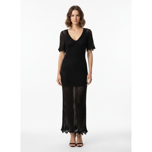 Abito lungo ralph lauren nero - lauren,