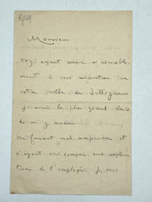 LOUIS-ALBERT BESNARD Lettera