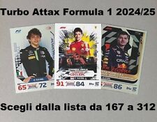 Turbo Attax F1 2024 Formula 1 Leclerc Hamilton Verstappen scegli cards 167/312