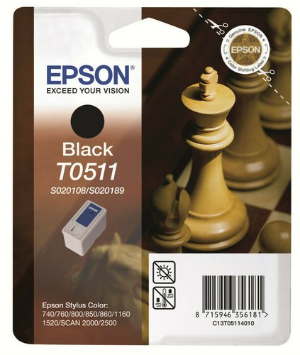 Originale epson t0511 nero - originale,
