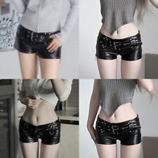 Pantaloni corti donna tinta unita pantaloncini sexy collant caldi performance discoteca