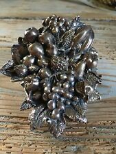 Argentiere Magrino Grande Cornucopia Portafortuna Argento 925 gr.35 Punzonata